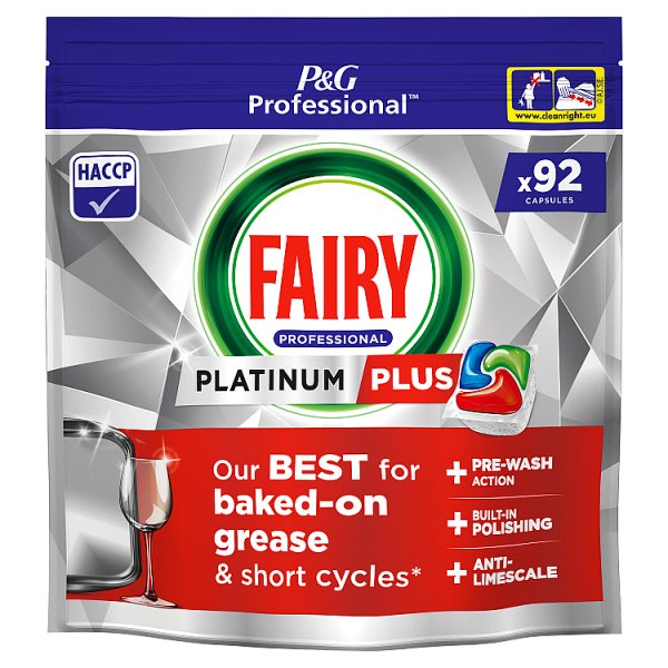 Fairy Professional Platinum Plus Dishwasher Tablets Case of 2 Fairy