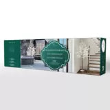 7ft Flocked LED Cedar Tree with Twinkling Lights