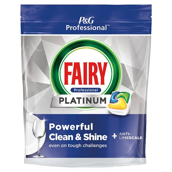 Fairy Professional Platinum Dishwasher Tablets, Fresh Lemon Scent Case of 3 Fairy