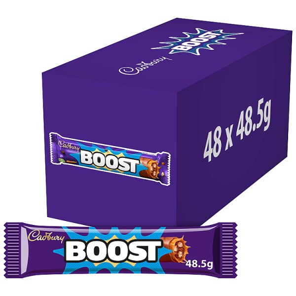 Cadbury Boost Chocolate Bar 48.5g Case of 48