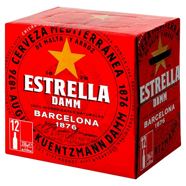 Estrella Damm 12 x 330ml Case of 1