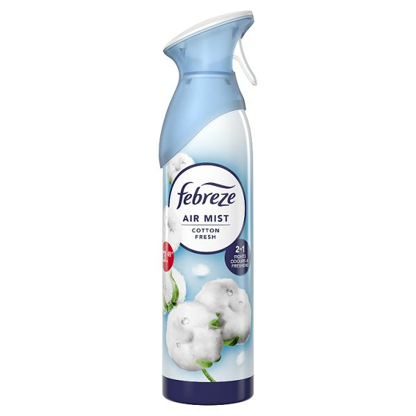 Febreze Air Freshener Cotton Fresh PMP 185ML Case of 8 Febreze