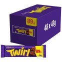 Cadbury Twirl Chocolate Bar 43g Case of 48