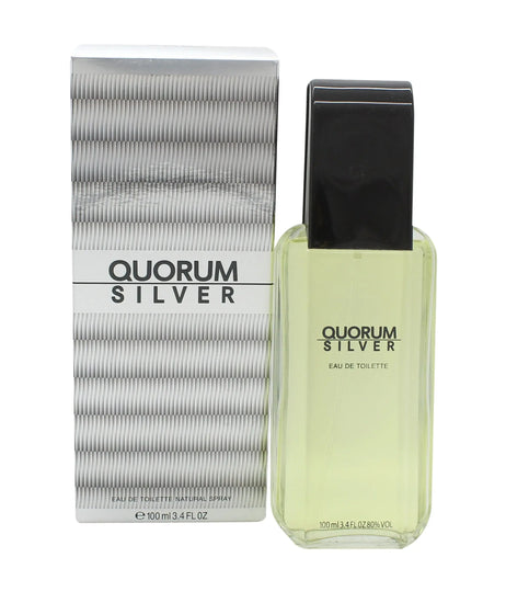 Antonio Puig Quorum Silver Eau De Toilette 100ml Spray Antonio Puig