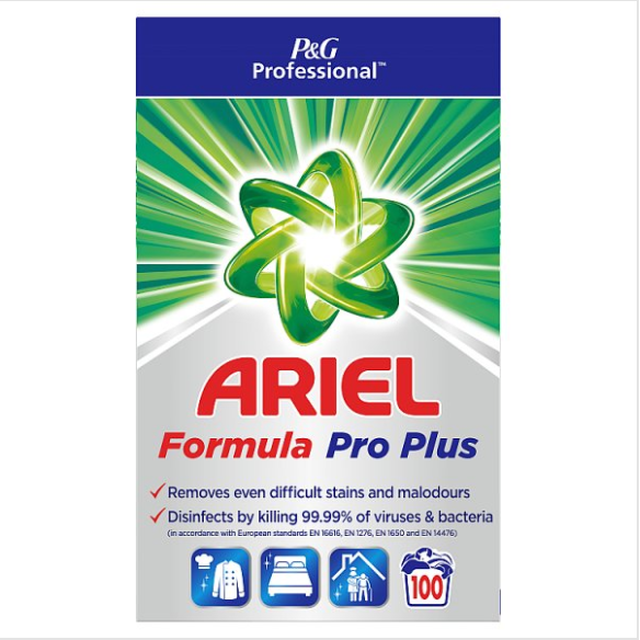 Ariel Professional Powder Detergent Antibacterial 5.85kg 90 Washes P&G Professional