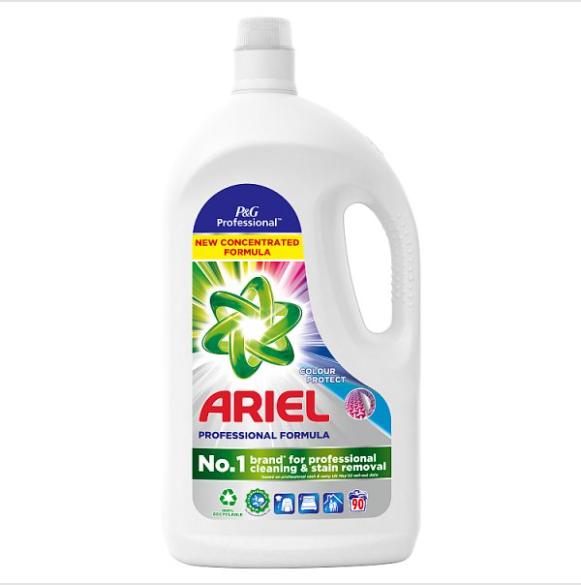 Ariel Professional Washing Liquid Colour, 90 washes 4.05L - Case of 1 P&G Professional
