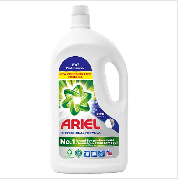 Ariel Professional Washing Liquid Laundry Detergent Regular Washes 4.05l Ariel
