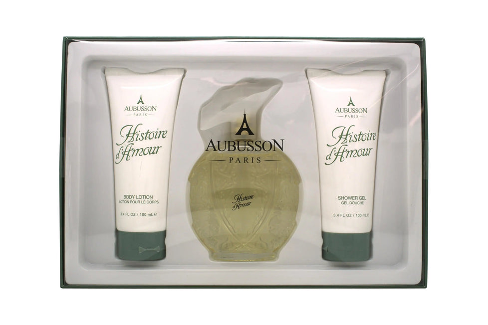 Aubusson Historie d'Amour Presentset 100ml EDP + 100ml Body Lotion + 100ml Duschgel Aubusson