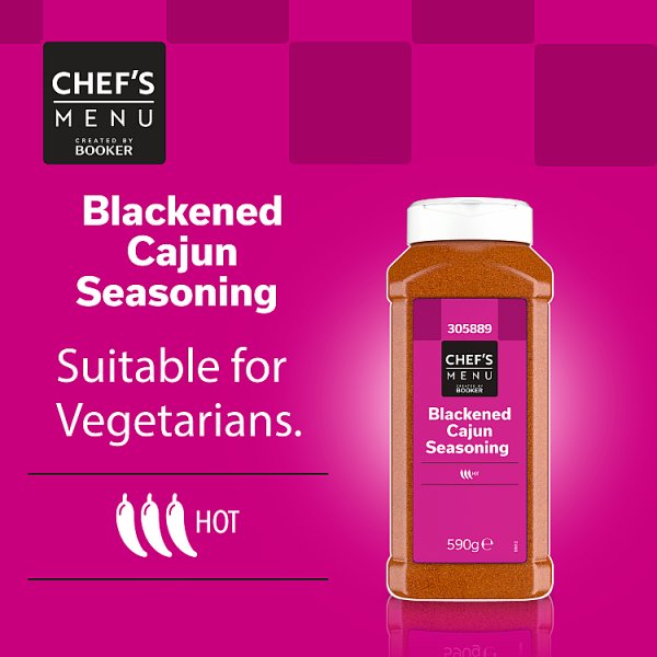 Chef's Menu Blackened Cajun Seasoning 590g x 6