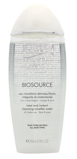 Biotherm Biosource Eau Micellaire Demaquillante Total and Instant Cleansing Micellar Water 200ml Biotherm