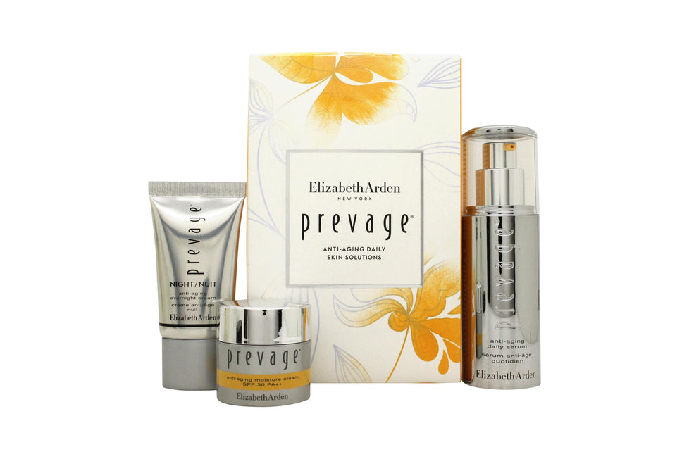 Elizabeth Arden Prevage Presentset 30ml Dagligt Serum + 15ml Fukt Kräm SPF30 + 15ml Över Natten Kräm Elizabeth Arden