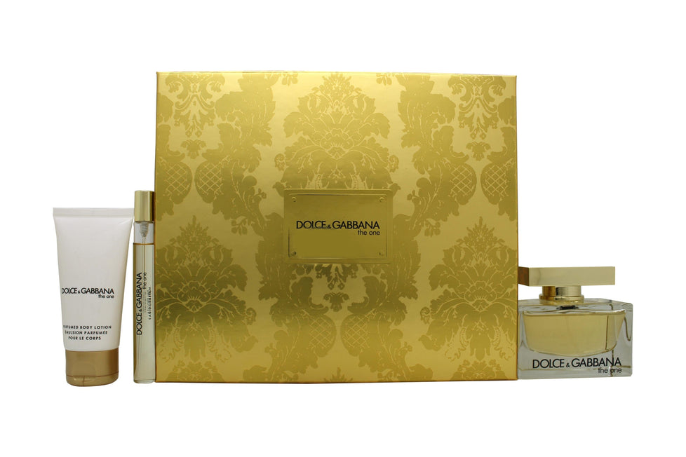 Dolce & Gabbana The One Presentset 75ml EDP + 10ml EDP + 50ml Body Lotion Dolce & Gabbana