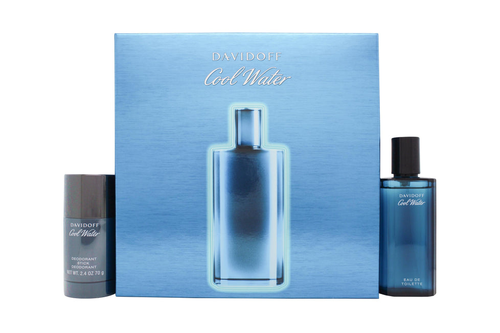 Davidoff Cool Water Gift Set 75ml EDT + 75g Deodorant Stick Davidoff