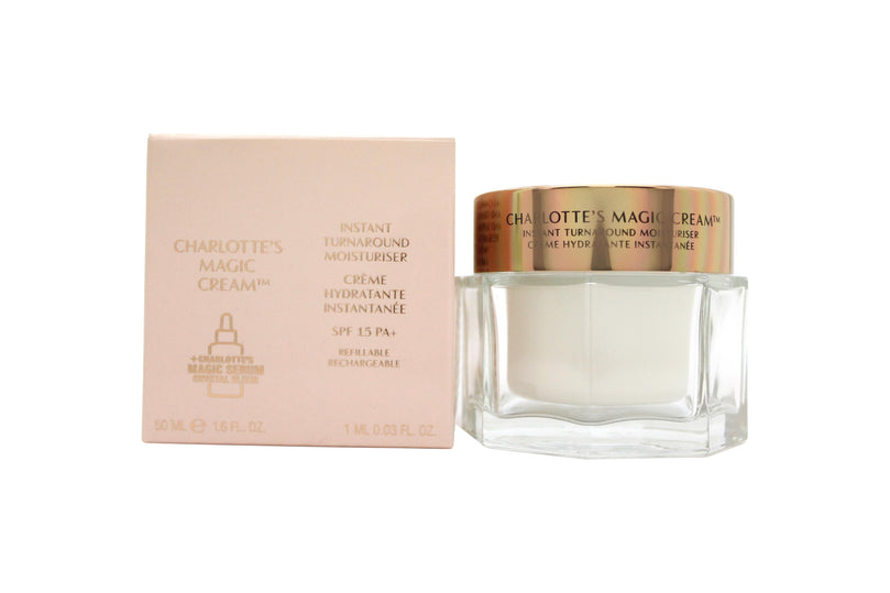 Charlotte Tilbury Charlotte's Magic Cream 50ml + 1ml Magic Serum Crystal Elixir Charlotte Tilbury