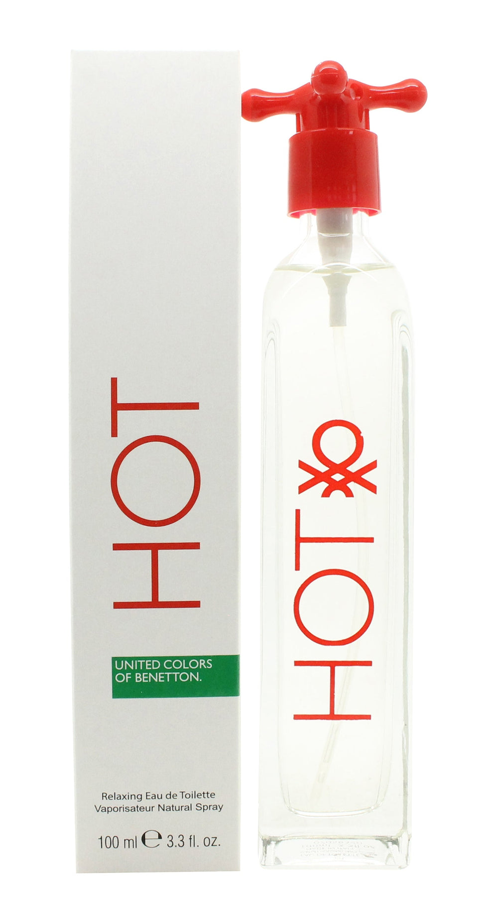 Benetton Hot Eau de Toilette 100ml Sprej - Ny Version Benetton