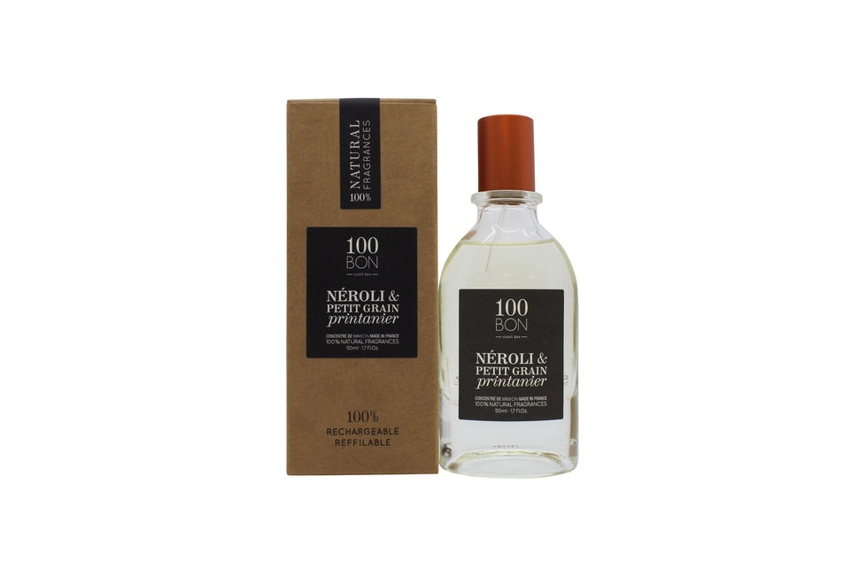 100BOn Neroli & Petit Grain Printanier Refillable Eau de Parfum Concetrate 50ml Spray 100BON