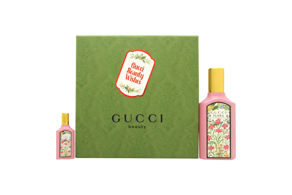 Gucci Flora Gorgeous Gardenia Eau de Parfum Gift Set 50ml EDP + 10ml EDP Gucci