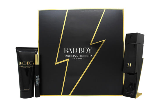 Carolina Herrera Bad Boy Presentset 100ml EDT + 100ml Shower Gel + 10ml EDT Carolina Herrera