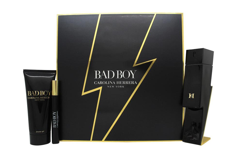 Carolina Herrera Bad Boy Presentset 100ml EDT + 100ml Shower Gel + 10ml EDT Carolina Herrera