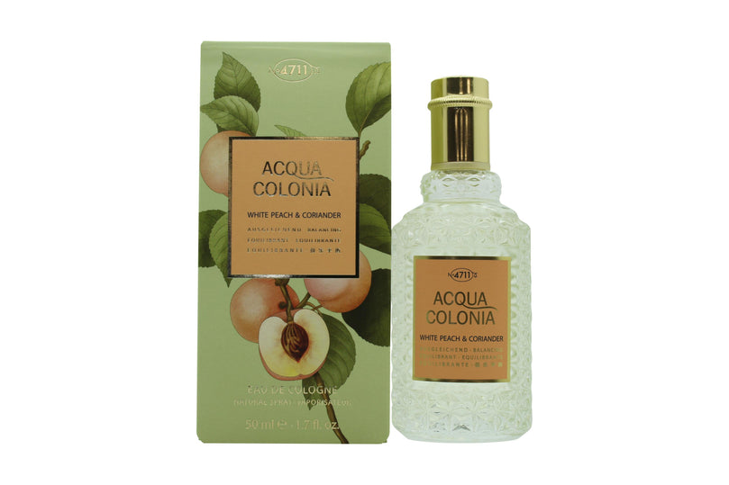 Murer & Wirtz 4711 Acqua Colonia White Peach & Coriander Eau de Cologne 50ml Sprej Mäurer & Wirtz