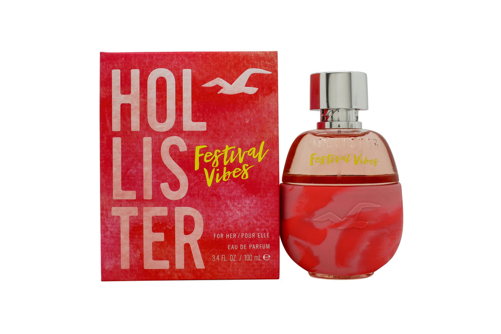 Hollister Festival Vibes For Her Eau de Parfum 100ml Spray Hollister