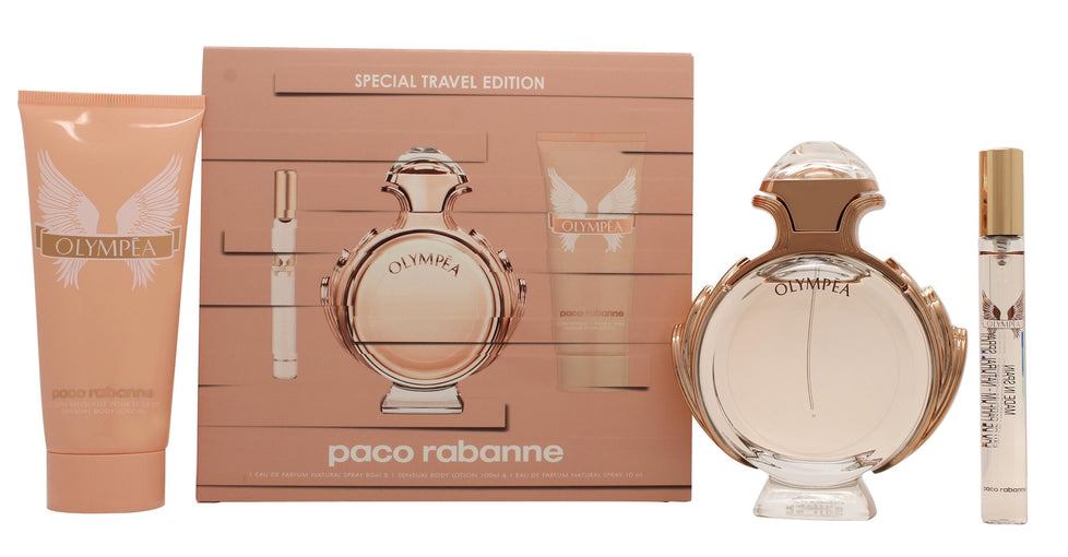 Paco Rabanne Olympea Presentset 80ml EDP + 100ml Body Lotion + 10ml EDP Travel Spray Paco Rabanne