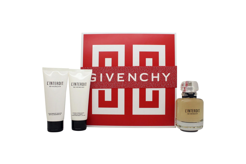 Givenchy L'Interdit Presentset 80ml EDP + 75ml Duschgel + 75ml Body Lotion Givenchy