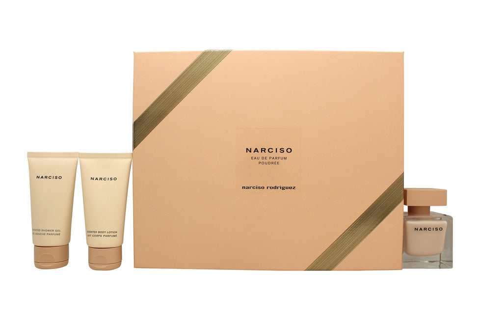 Narciso Rodriguez Narciso Poudree Presentset 50ml EDP + 50ml Shower Gel + 50ml Body Lotion Narciso Rodriguez