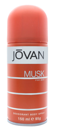 Jovan Musk For Men Deodorant  Body spray 150ml Jovan