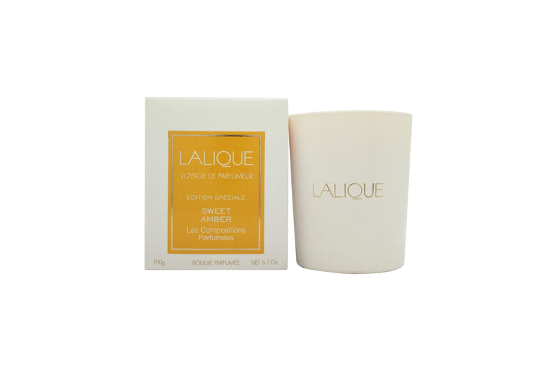 Lalique Les Compositions Parfumees Sweet Amber Ljus 190g Lalique