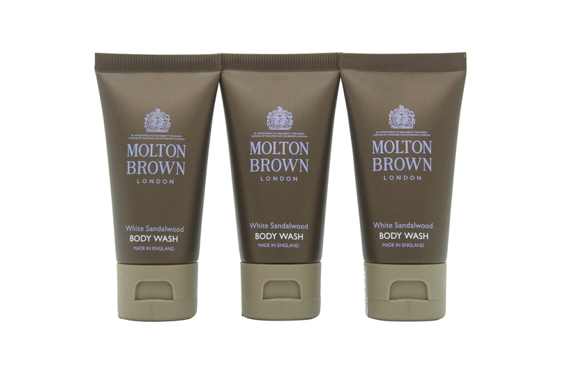 Molton Brown White Sandalwood Kroppstvål Presentset 3 x 30ml Molton Brown