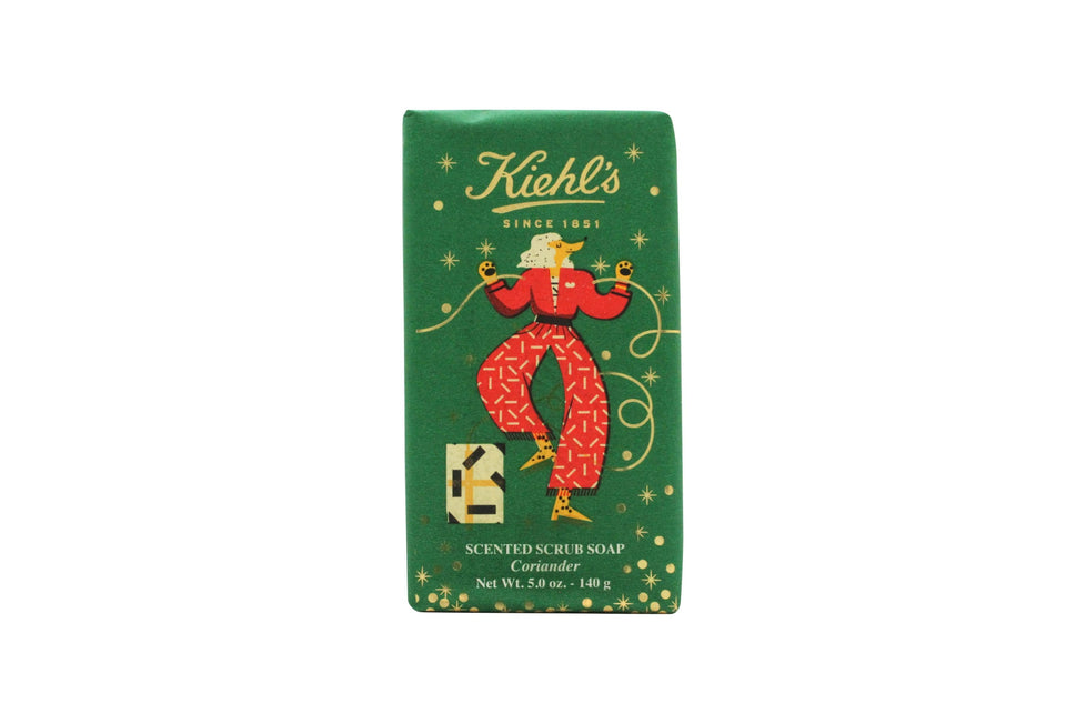Kiehl's Scented Scrub Bar Soap 140g - Coriander Kiehl's