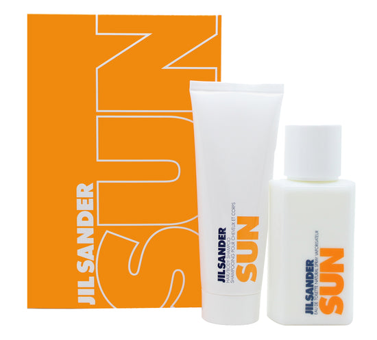 Jil Sander Sun Gift Set 75ml EDT + 75ml Hair & Body Shampoo Jil Sander