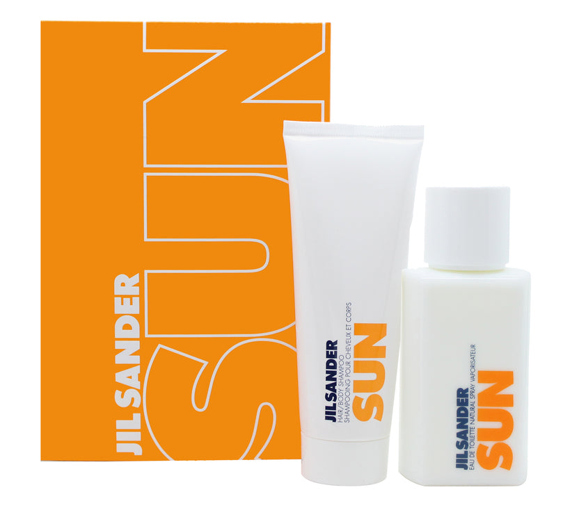 Jil Sander Sun Gift Set 75ml EDT + 75ml Hair & Body Shampoo Jil Sander
