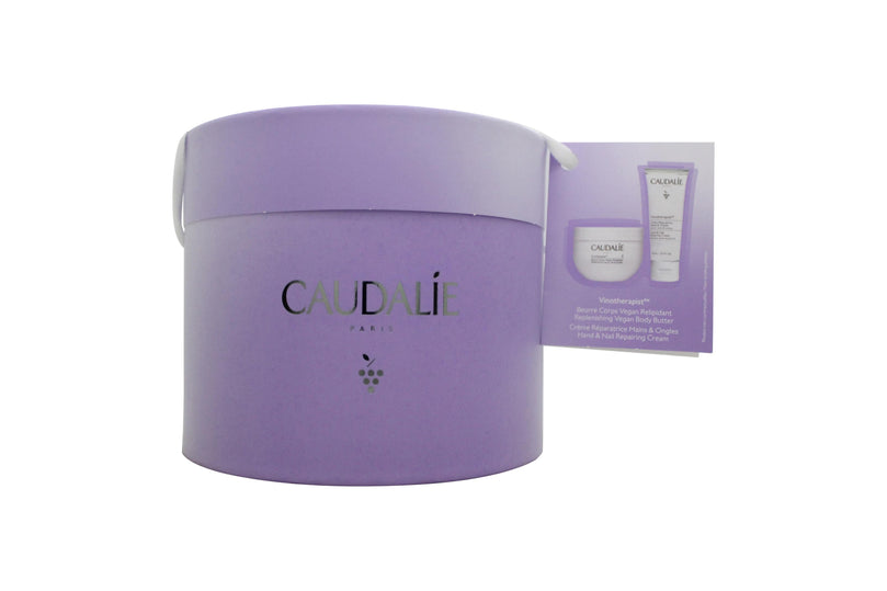 Caudalie Vinotherapist Body Moisture Duo Gift Set 250g Replenishing Vegan Body Butter + 75ml Hand & Nail Repairing Cream Caudalie