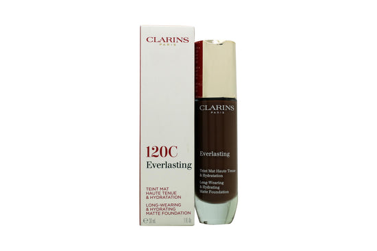 Clarins Everlasting Hydrating & Matte Foundation 30ml - 120C Espresso Clarins