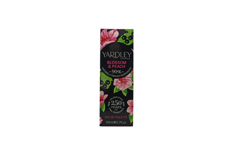 Yardley Blossom & Peach Eau De Toilette 50ml Spray Yardley