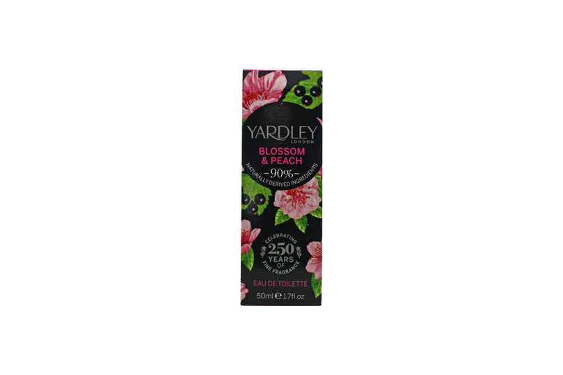 Yardley Blossom & Peach Eau De Toilette 50ml Spray Yardley