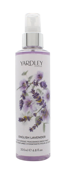 Yardley English Lavender Fragrance Mist 200ml Spray Yardley