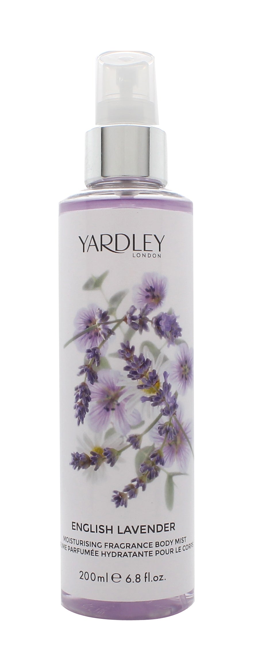 Yardley English Lavender Fragrance Mist 200ml Spray Yardley