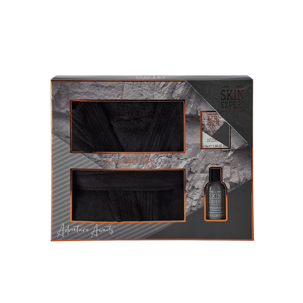 Style & Grace Skin Expert For Him Robe Presentset 100ml Shampoo + 110g Soap + Bath Robe Style & Grace