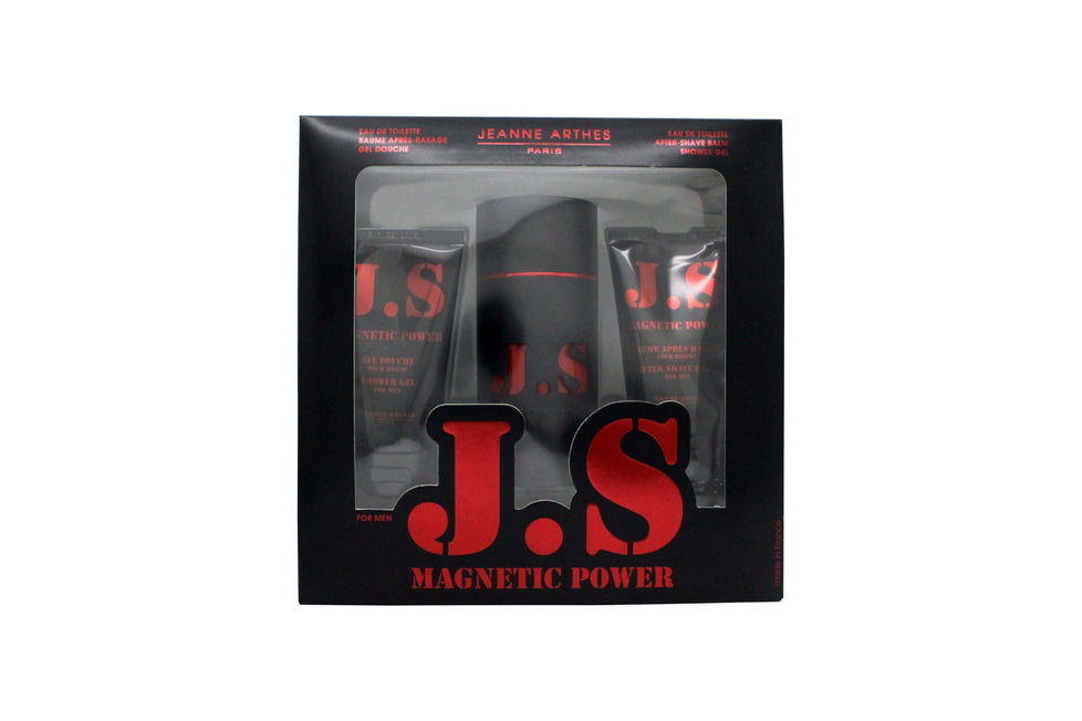 Jeanne Arthes Js Magnetic Power Presentset 100ml EDT + 75ml Shower Gel + 75ml Aftershave Balm Jeanne Arthes