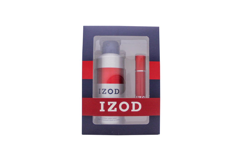 Izod Red Gift Set 15ml EDT + 200ml Body Spray Izod