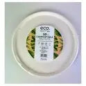 Bagasse Pizza Plates 32.5cm 50Pcs Eco