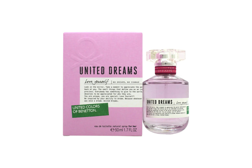 Benetton United Dreams Love Yourself Eau de Toilette 50ml Spray Benetton