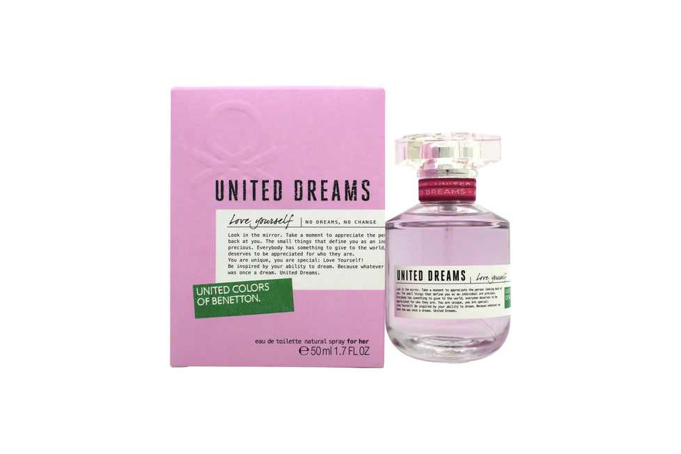 Benetton United Dreams Love Yourself Eau de Toilette 50ml Spray Benetton
