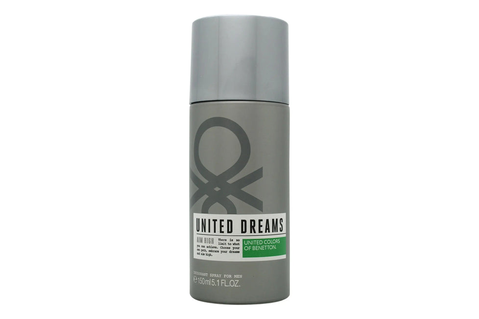 Benetton United Dreams Men Aim High Deodorant Spray 150ml Benetton