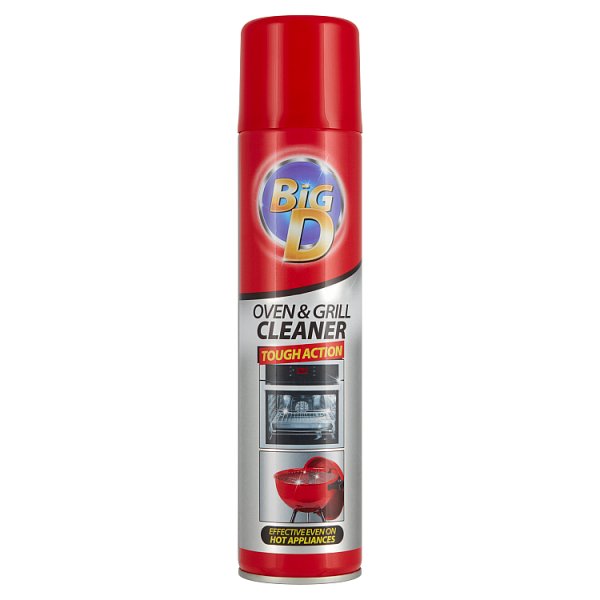 Big D Oven & Grill Cleaner Tough Action 300ml, Case of 6 Big D