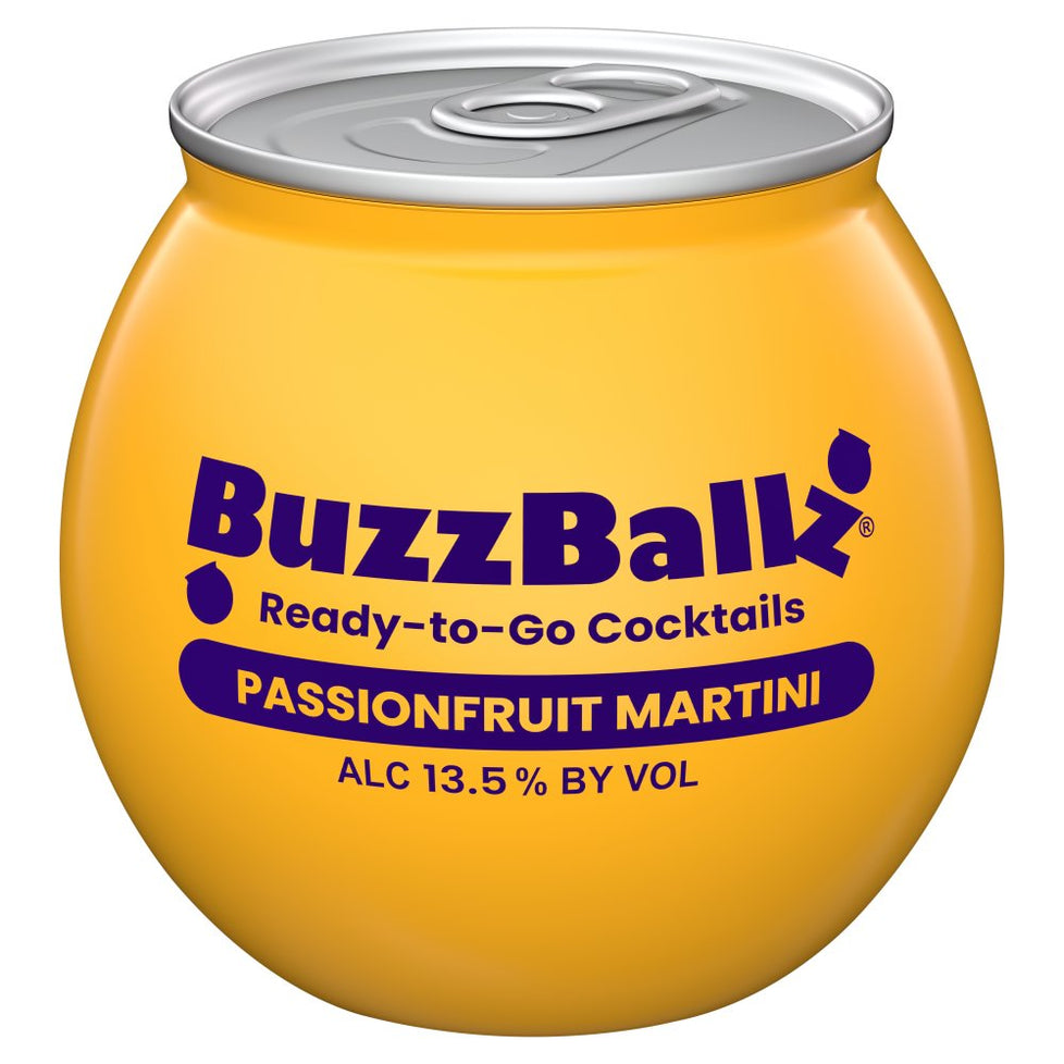 BuzzBallz Pornstar Martini Cocktails 200ml × 12 × 1