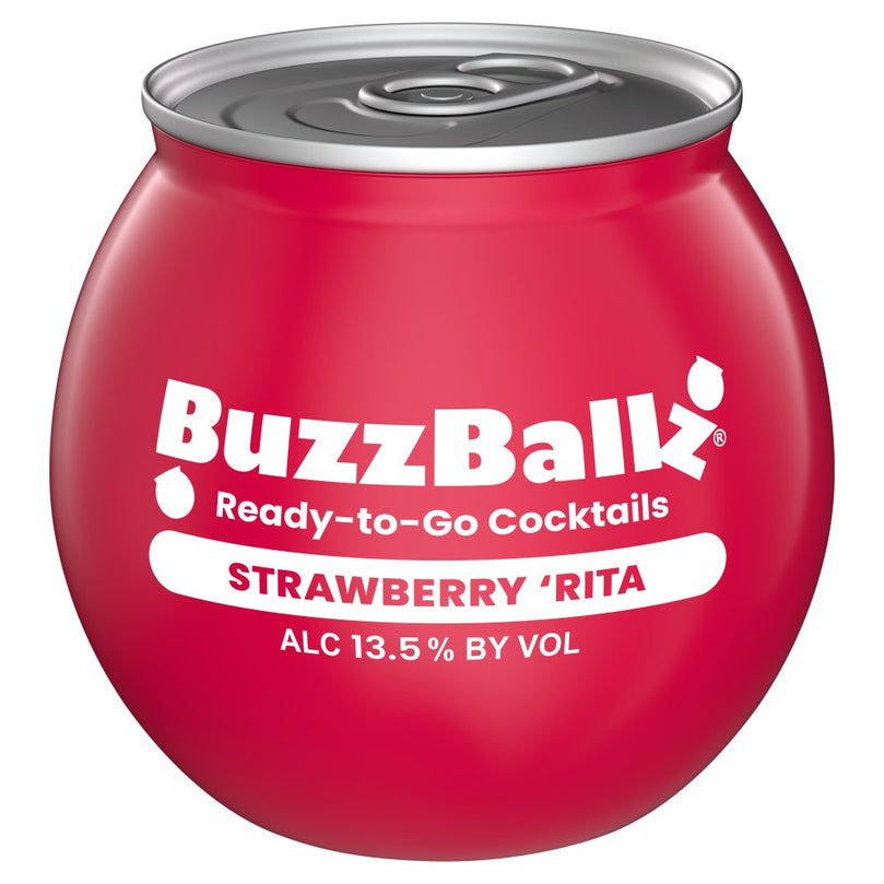 BuzzBallz Strawberry Rita Cocktails 200ml X 12 1 British BuzzBallz Strawberry Rita Cocktails 200ml X 12 1 British